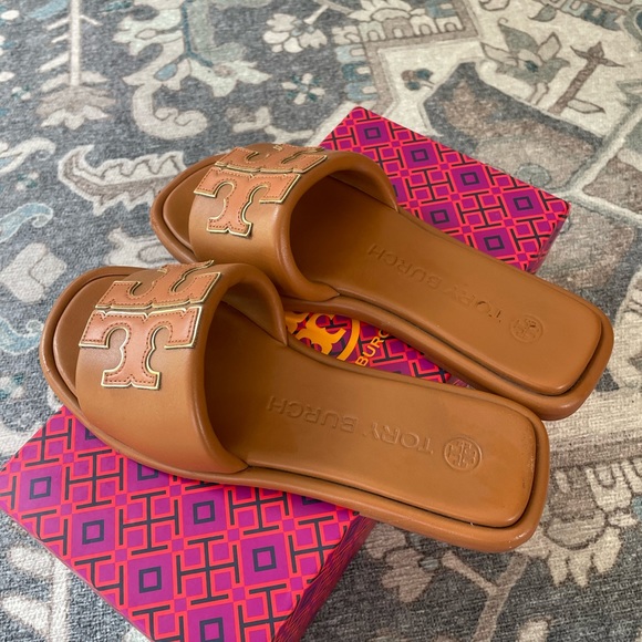 Tory Burch Double T Sport Slides - Picture 7 of 10